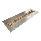 Tree-Style Brass Burner/Rectangular Plate - CFBT410